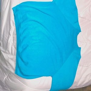 Aqua blue sweater